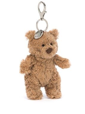 Jellycat Bartholomew Bear Bag Charm Teddy Bear Plush Keychain
